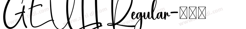 GEULI Regular字体转换